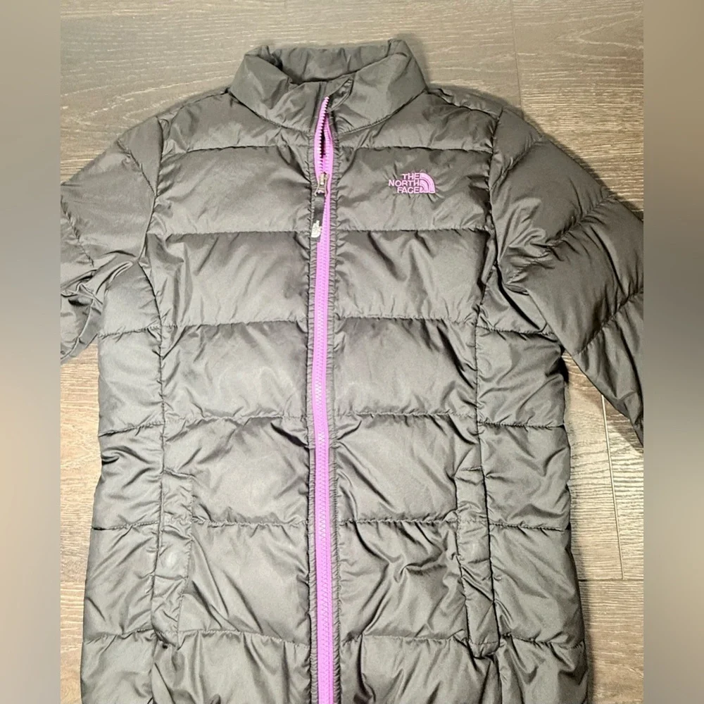 The North Face Purple and Black Jacket Size 14/16